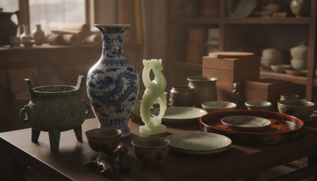 中国美術の骨董品とは？陶磁器・玉器・青銅器の種類と査定基準 – 骨董